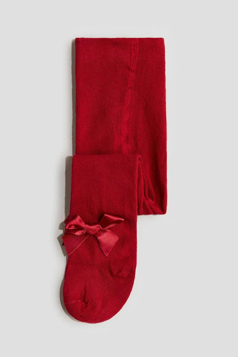 H&M Bow-detail tights
