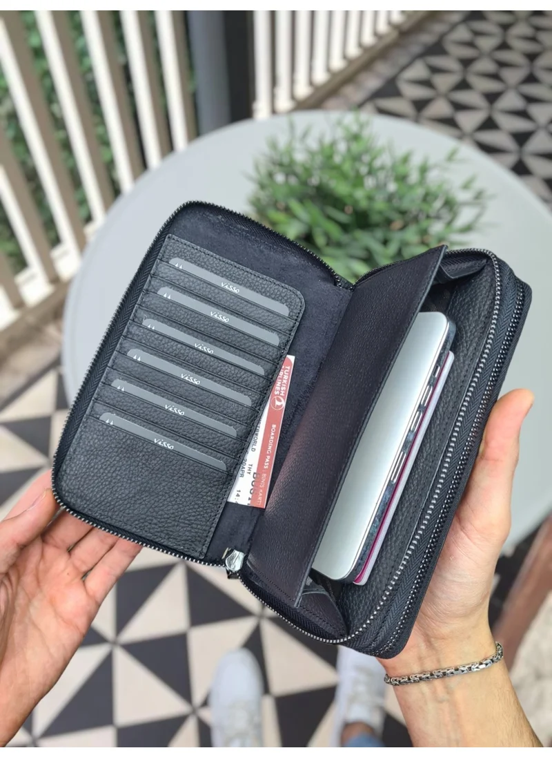 VISSO 455 Zippered Handbag Passport Bag