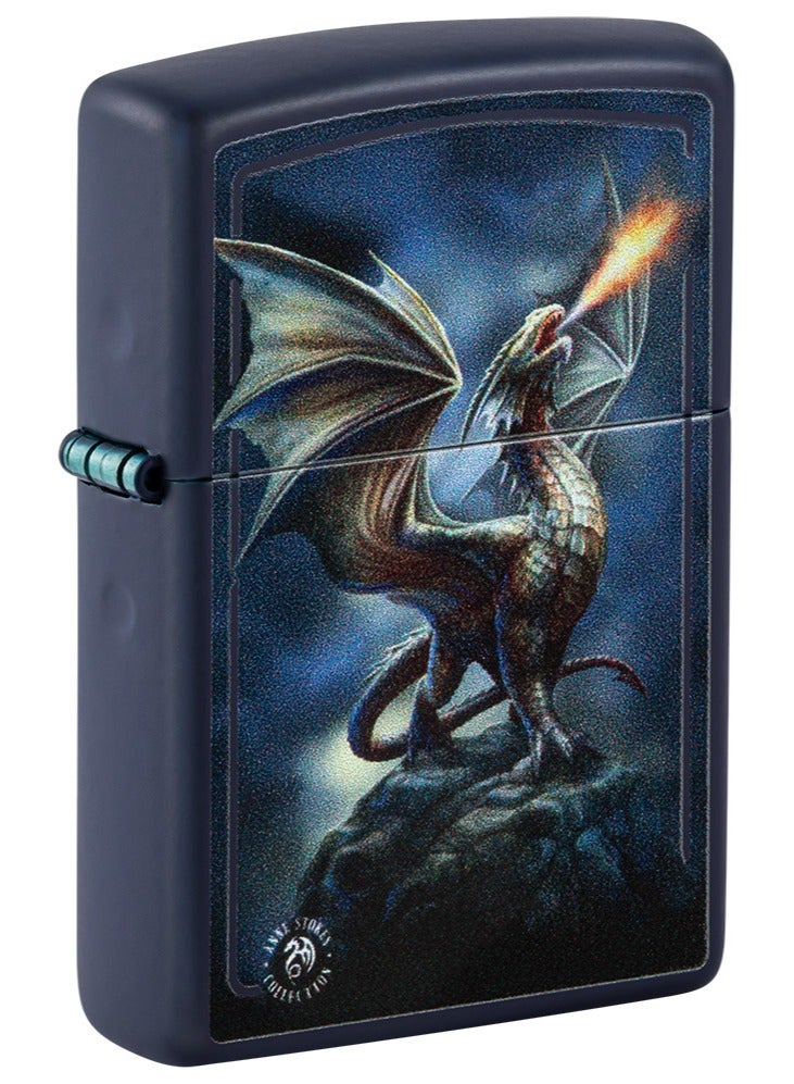 Zippo ولاعة مقاومة للرياح غير لامعة من مجموعة آن ستوكز البحرية Ci402429 239 - Image 1