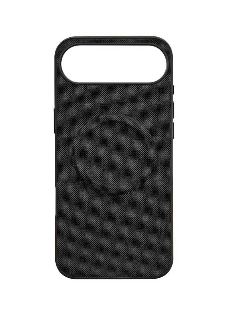 Wtech Apple iPhone Air 5G 2025 Luxury High Quality Magnetic Silicone Sides Case Cover (MCRPSN) - Black - Image 4