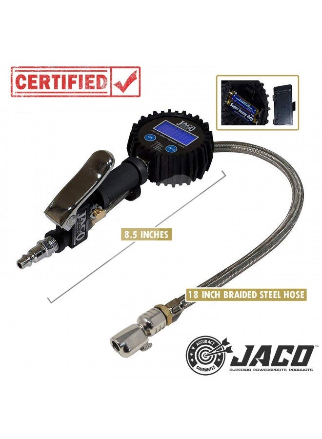 Jaco Flowpro Digital Tire Inflator With Pressure Gauge - 200 Psi - Image 3