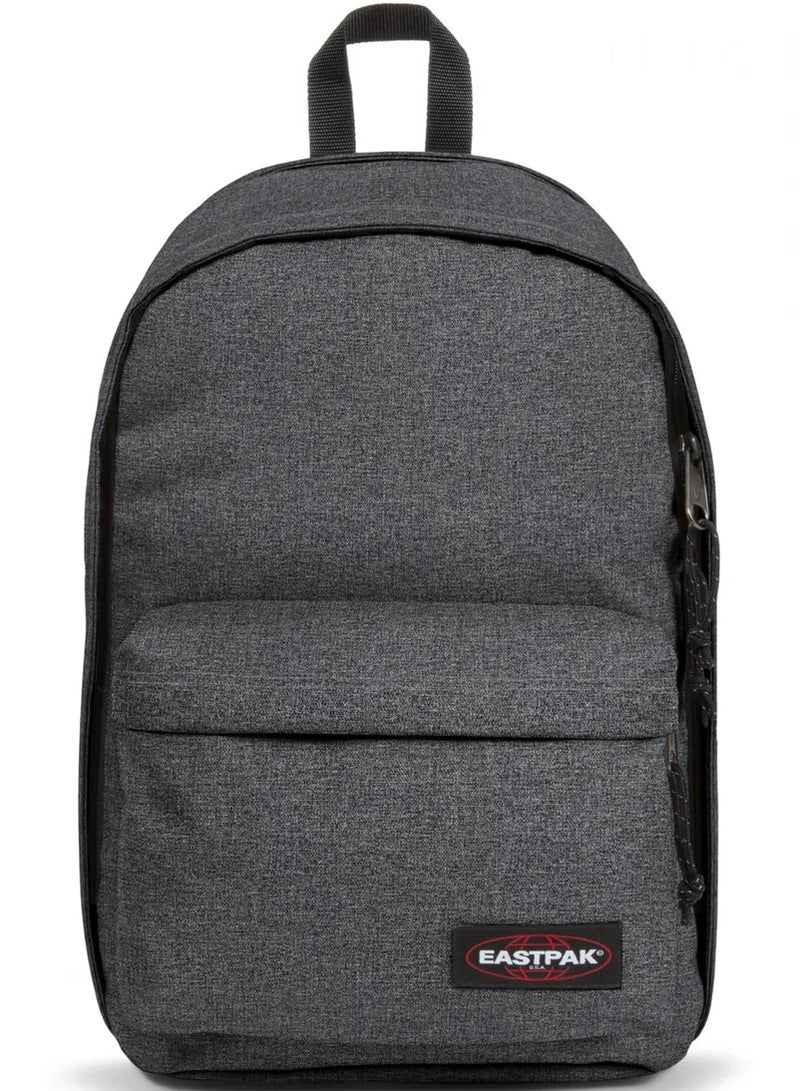 EASTPAK Back to Work Medium Unisex Laptop Backpack - Black Denim - Image 1