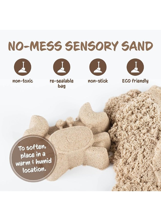 Sensory Sand Sensory Sand Bulk Refill 5 Pounds of Brown Sensory Play Sand for Boys and Girls  - Image 3
