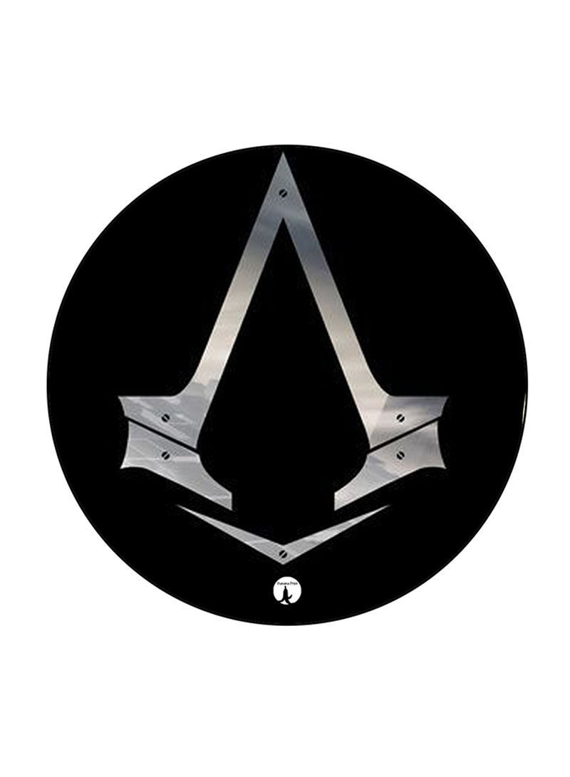 RKN Video Game Assassin'S Creed Printed Mouse Pad Round  Multicolour