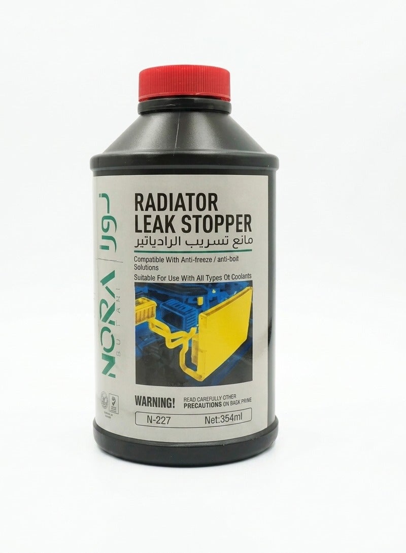 Nora 2 Combo NORA Radiator Leak Stopper 354ml , Anti-Leak Coolant Solution, Radiator Repair Liquid, Compatible with All Vehicle Coolants, Anti-Boil & Anti-Freeze Engine Protection, Automotive Radiator Maintenance, Engine Cooling Additive N-227 . - Image 4