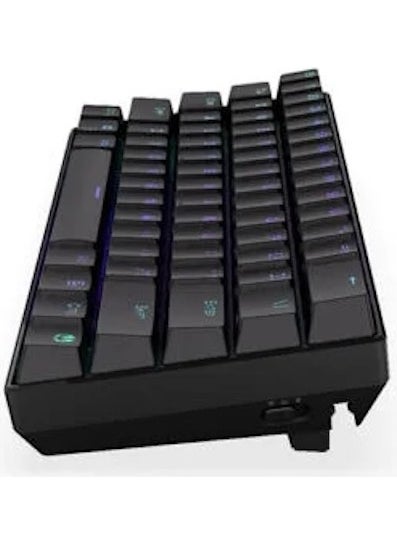 Thock Compact Wireless Kailh Red Switch RGB English Mechanical Black Gaming Mini Keyboard (EY5A068)