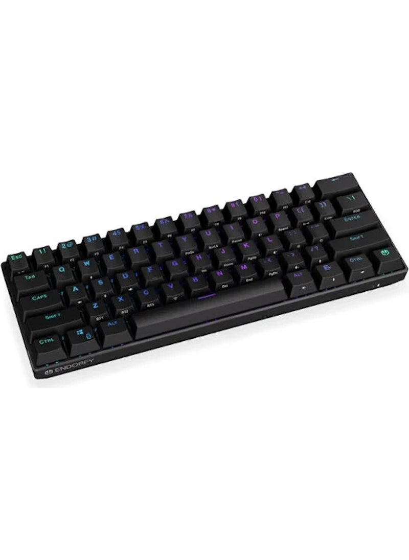Thock Compact Wireless Kailh Red Switch RGB English Mechanical Black Gaming Mini Keyboard (EY5A068)