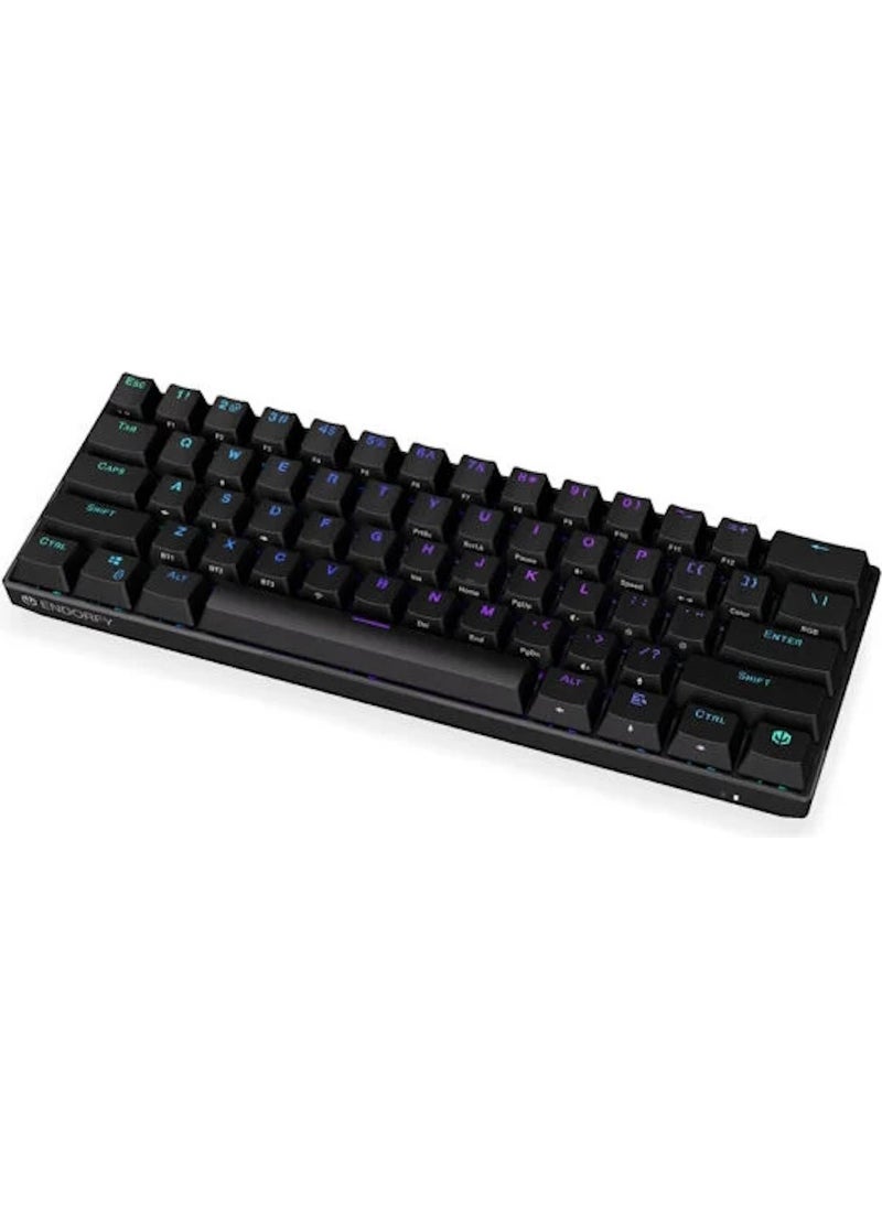 Thock Compact Wireless Kailh Red Switch RGB English Mechanical Black Gaming Mini Keyboard (EY5A068)