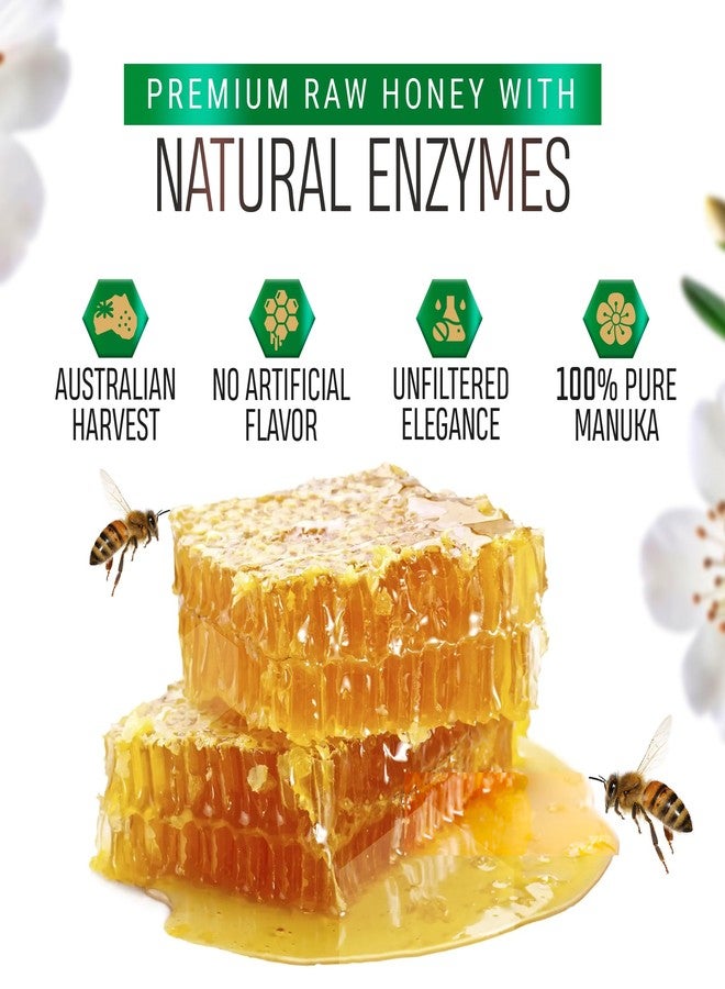 Berringa Manuka Honey Organic MGO 120+ Mild Strength, Supports General Wellbeing & Digestive Balance - 100% Raw, Pure & Unfiltered, Sustainably Sourced from Australia - (8.82 oz) - Image 4
