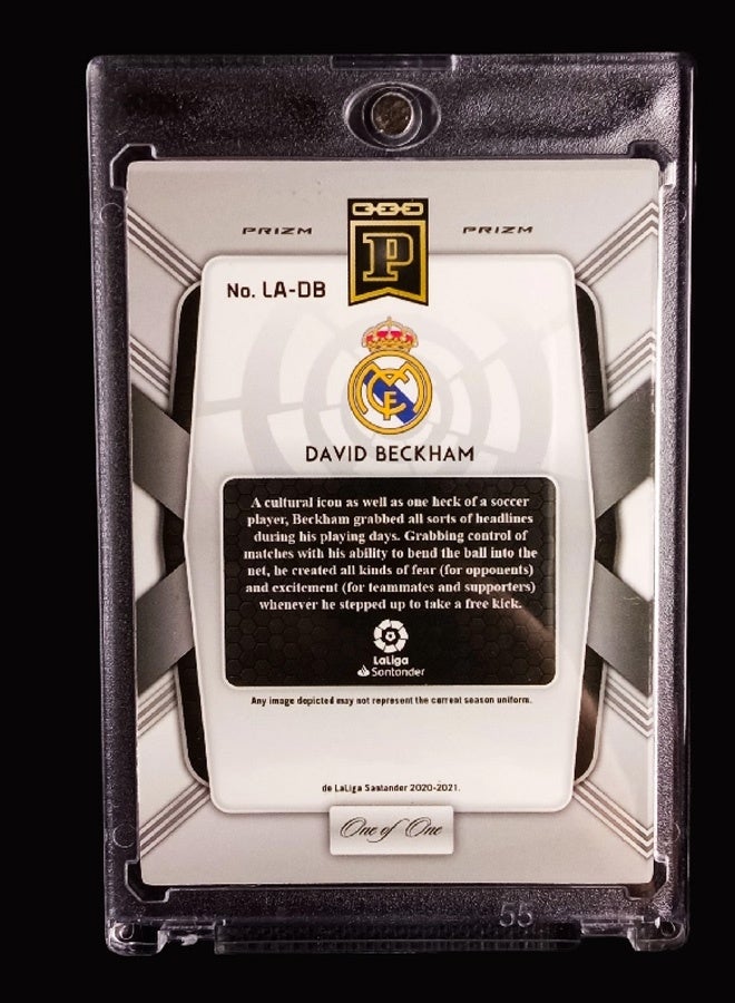 David Beckham Football Signature Trading Card Single Autographed Soccer Card Refractor Collector’s Edition Sports Memorabilia for Fans and Collectors - Image 3