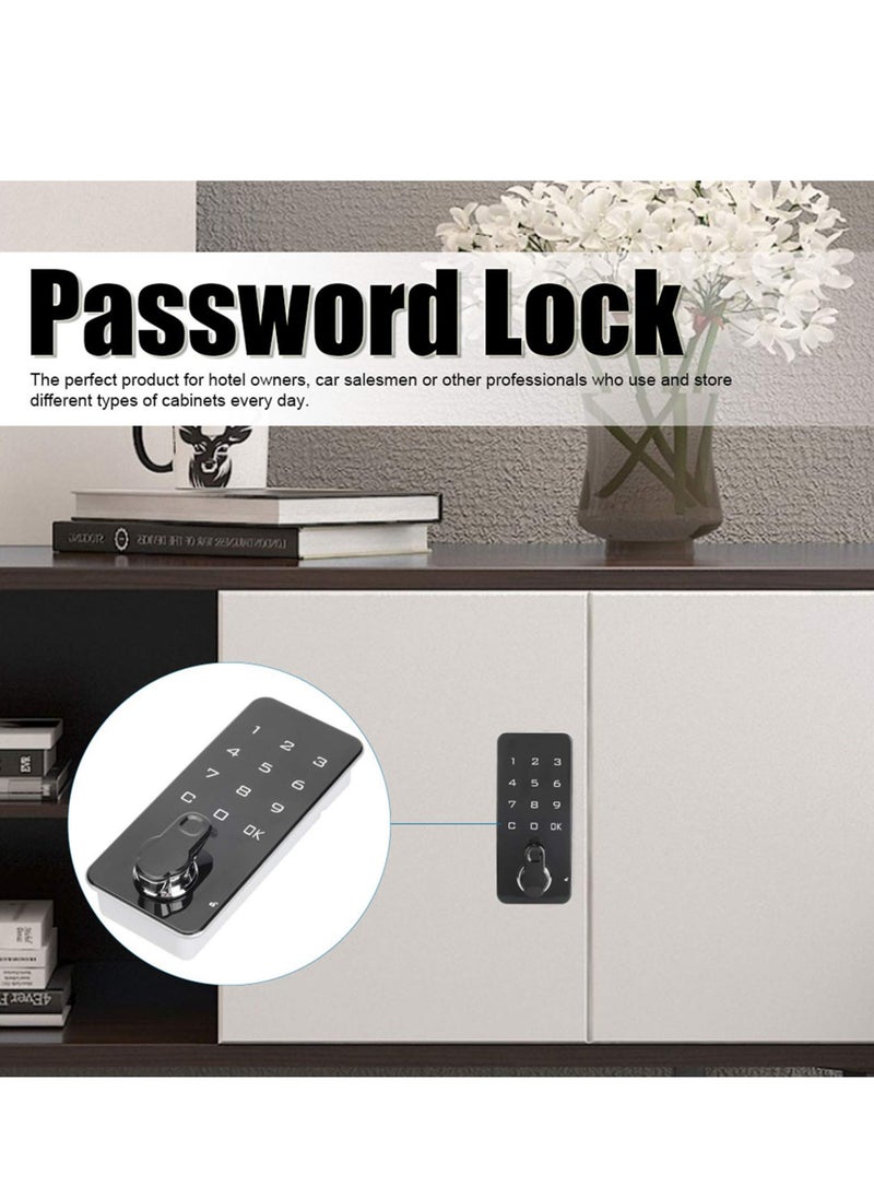 KASTWAVE - Electronic Cabinet Lock Kit Set - Keyless Touch Keypad Password Lock for Office and Home Decoration - Ideal Locking Solution for Cabinets, Lockers, and File Cabinets - Image 1