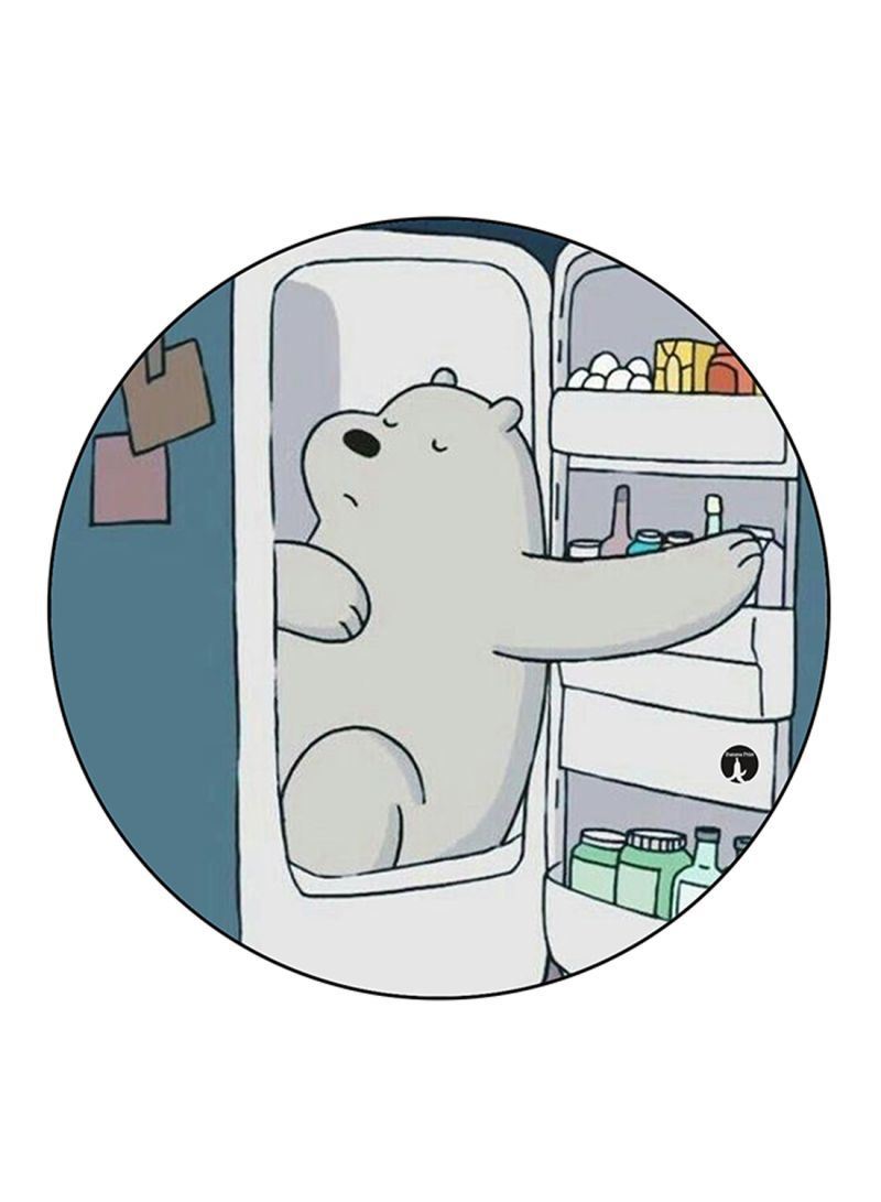 RKN We Bare Bears Printed Large Pin Multicolour - Image 1