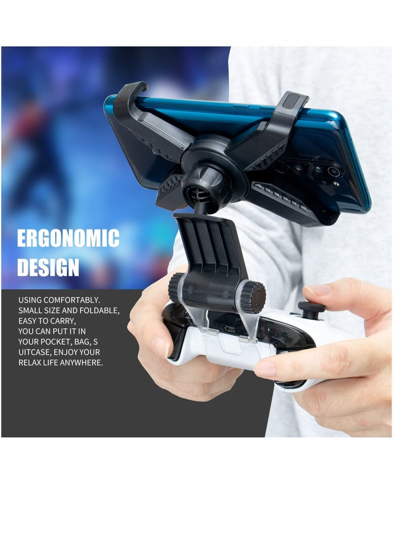 Beauenty Phone Clip for Xbox Series X Controller, Mobile Phone Mount Adjustable Phone Holder Clamp for Xbox Series S/X, Xbox One S/X, Xbox One Controllers (Black) - Image 4