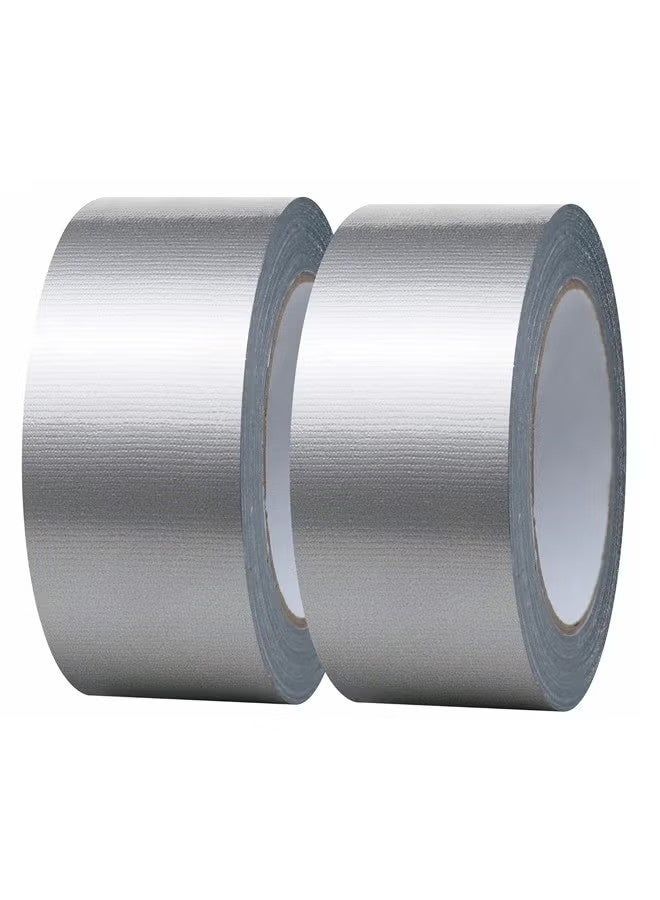 2-Pack Duct Tape Heavy Duty Waterproof Silver, Total Strong Adhesive Duct Tape No Residue Bulk(5m*5cm) - Image 5