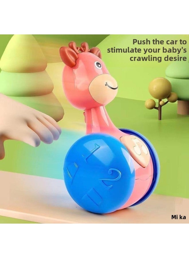 Fawn Sliding Tumbler Baby Toy Baby Children's Educational Early Education 3-12 Months Newborn Soothing Rattle-Color: Fawn Sliding Tumbler E-commerce Box  - Image 2