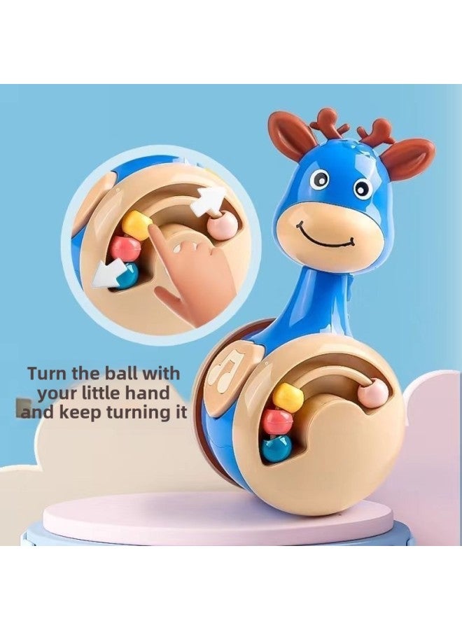 Fawn Sliding Tumbler Baby Toy Baby Children's Educational Early Education 3-12 Months Newborn Soothing Rattle-Color: Fawn Sliding Tumbler E-commerce Box  - Image 5