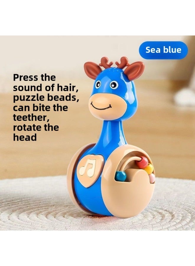 Fawn Sliding Tumbler Baby Toy Baby Children's Educational Early Education 3-12 Months Newborn Soothing Rattle-Color: Fawn Sliding Tumbler E-commerce Box  - Image 1