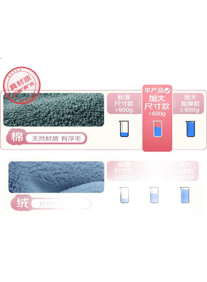 Grace Bath Towel, Grade A Pure Cotton, For Adults, Men And Women, Home Use, Soft, Absorbent, Quick-Drying, All-Cotton, Hotel-Grade Large Bath Towel, Dark Gray - Image 3