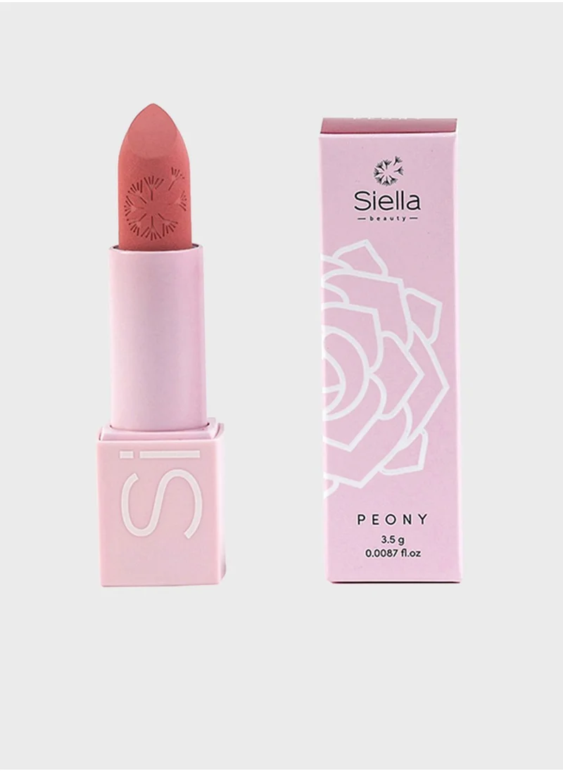Siella Beauty PEONY Flower Power MATTE LIPSTICK