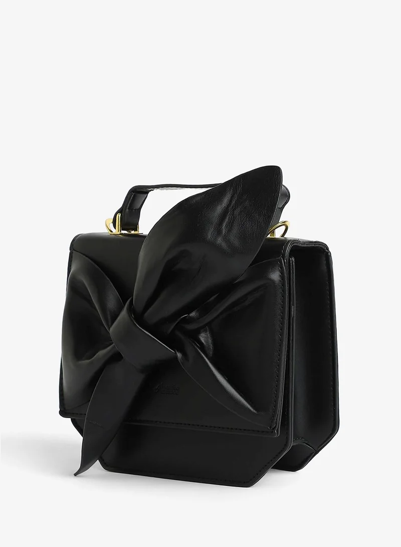 Haute Sauce  Solid Magnet Lock Regular Vegan Leather Hand Bag For Women for Women | Best Price UAE