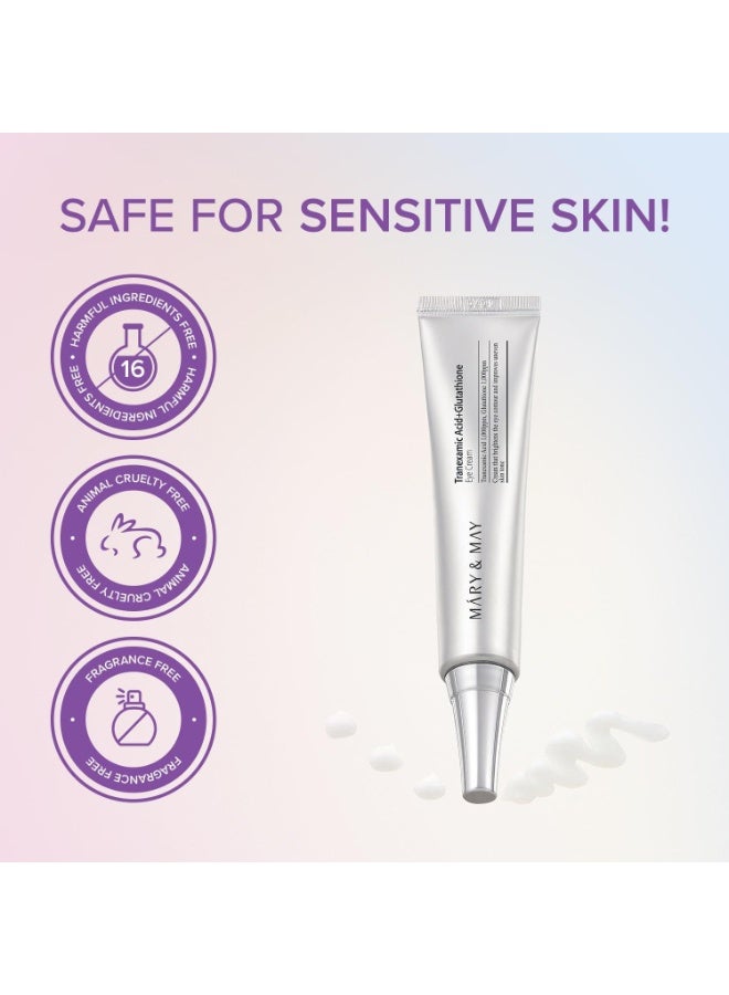 MARY & MAY Tranexamic Acid + Glutathion Eye Cream Special Set - Image 5