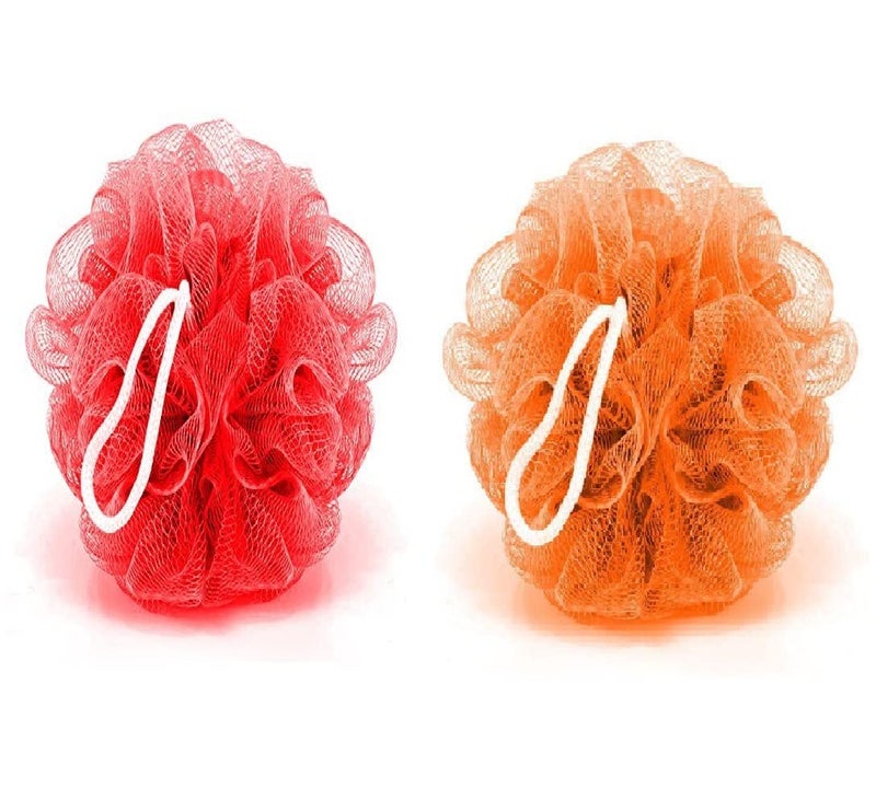 KRIWIN Combo of 2 Bath Loofah/Sponges/Scrubber/Puff/Luffa/Flannel - Image 1