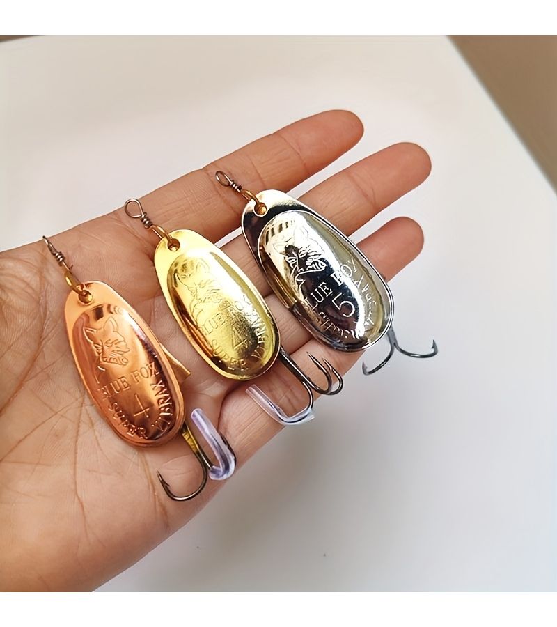 2 Glitter Long Cast Spinnerbaits For Fishing High Quality Lures Rose Golden 2 Pieces 10g Suitable For Freshwater And Saltwater Bass Trout Game Fish - Image 1
