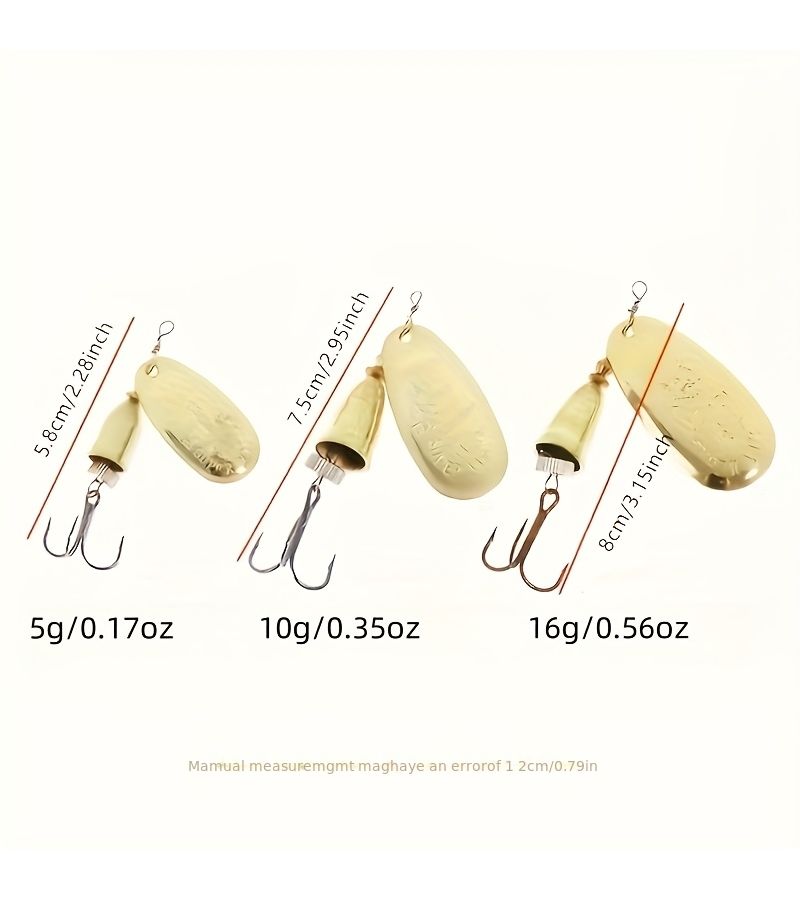 2 Glitter Long Cast Spinnerbaits For Fishing High Quality Lures Rose Golden 2 Pieces 10g Suitable For Freshwater And Saltwater Bass Trout Game Fish - Image 3