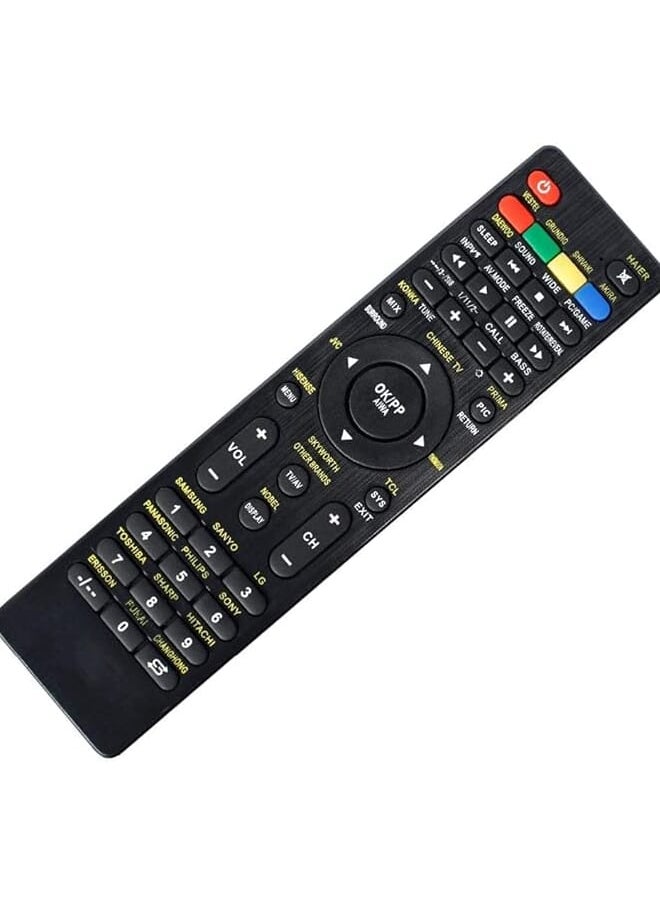جهاز التحكم عن بعد العالمي تلفاز LCD LR-LCD-707E لتلفزيون هاير فيستل غرونديج دايو هيسنس تلفاز LCD لـ JVC TCL ريموتو 
