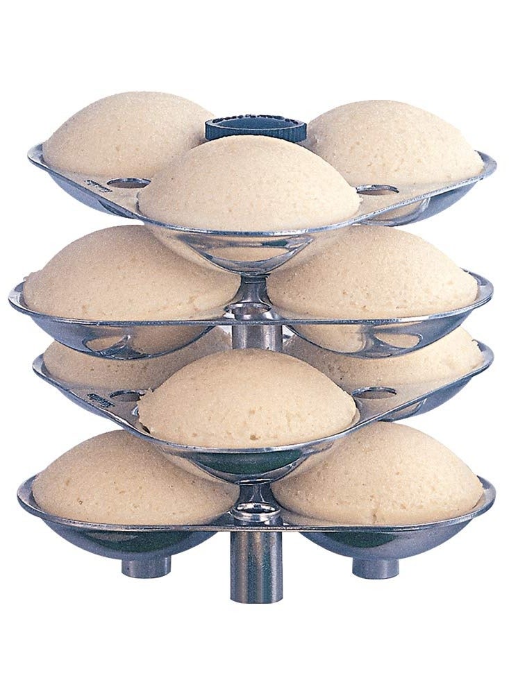 Hawkins Mini Idli Stand - 12 Mini Idlis, (for 3 Litre and Bigger Pressure Cooker), Silver (ID12S),Aluminium - Image 1