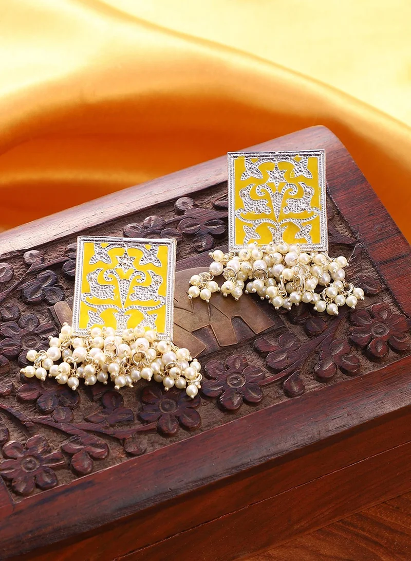 سوهي أقراط متدلية اصطناعية معاصرة