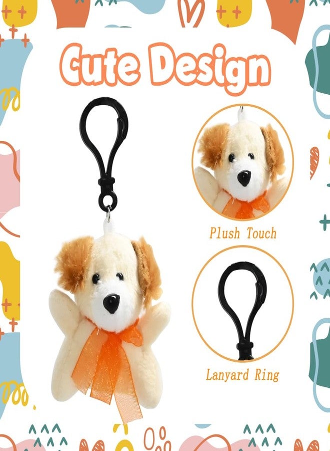 LUKBERA 28Packs Plush Animals Keychain, Stuffed Animals Keychain Toys for Easter Egg Fillers Classroom Exchange Gifts Goodie Bag - Image 3