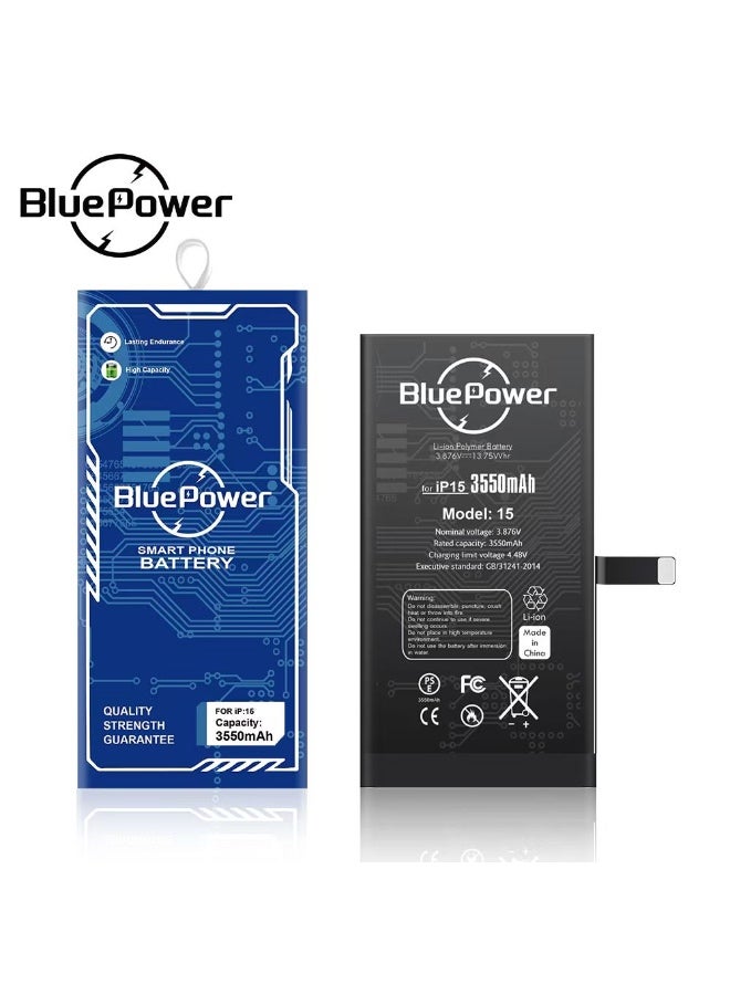Original iPhone 15 Battery Power Capacity 3550mAh Extra Energy 30%