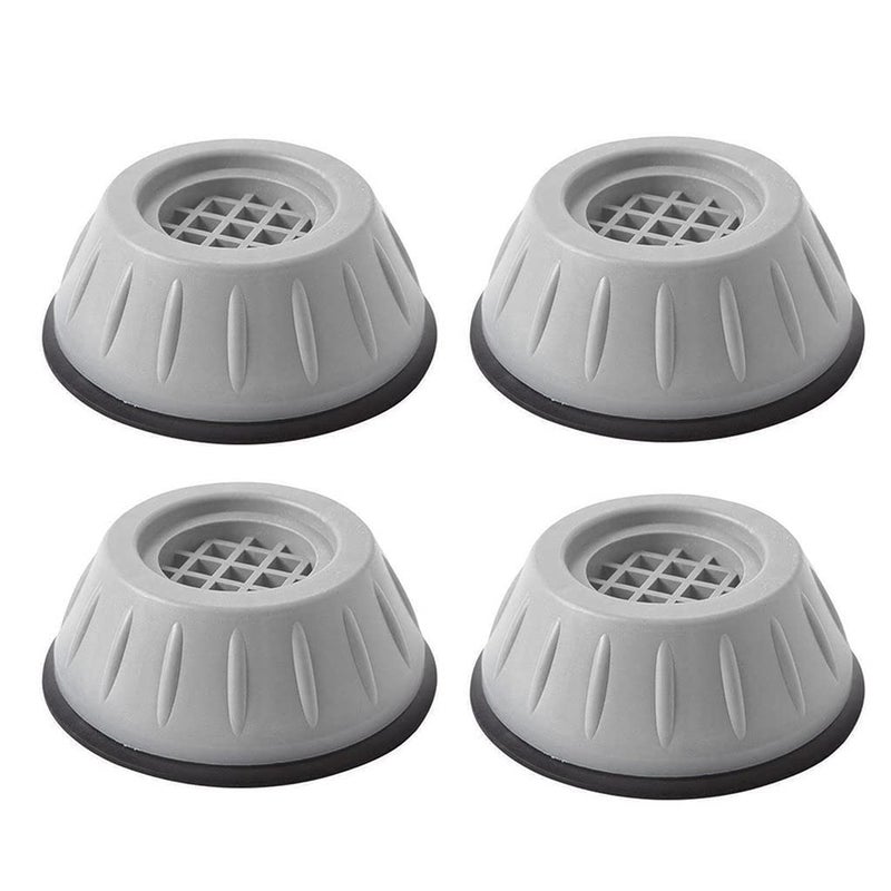 Oblivion Washer Dryer Anti Vibration Pads with Suction Cup Feet, Fridge Washing Machine Leveling Feet Anti Walk Pads Shock Absorber Furniture Lifting Base, Set of 4pcs