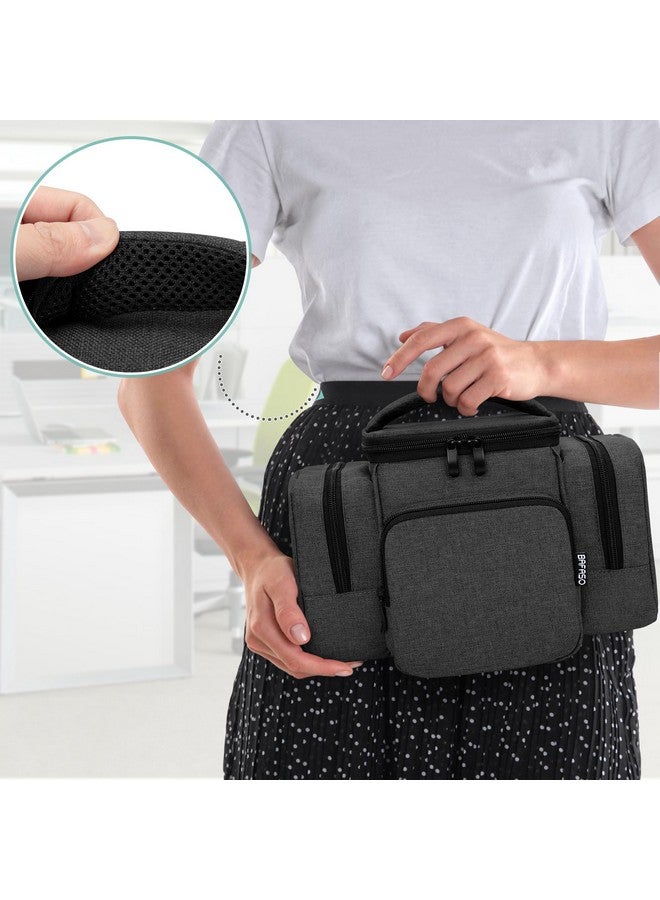 BAFASO BAFASO Wearable Breast Pump Bag Compatible with Elvie or Momcozy S12 Pro, Tote for Pump and Extra Parts (Patent Pending), Black - Image 4