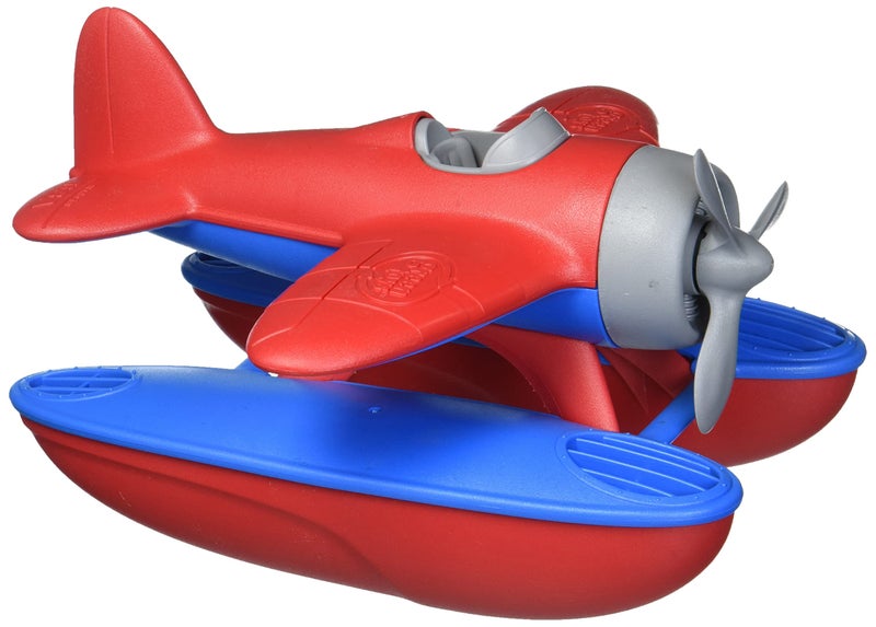 Green Toys طائرة مائية حمراء من الألعاب الخضراء - Image 1