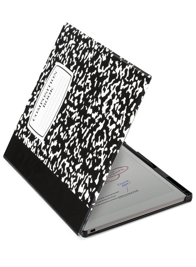 CoBak Case for Remarkable Paper Pro Color Tablet 11.8" 2024 Released- Smart Auto Sleep/Wake Folio Lightweight Protective Cover with Built-in Pen Holder and Nibs Holder (Black Notebook) - Image 1
