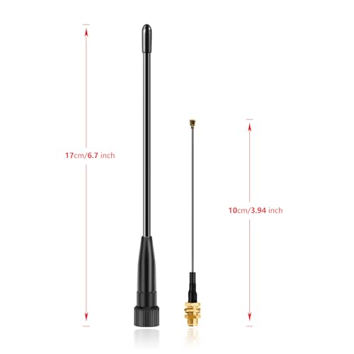slinkdsco Meshtastic 915MHz LoRa Whip Antenna 10dBi Gain, 17cm Long Range SMA Male Omni Antenna (2 Sets), Slinkdsco - Image 2