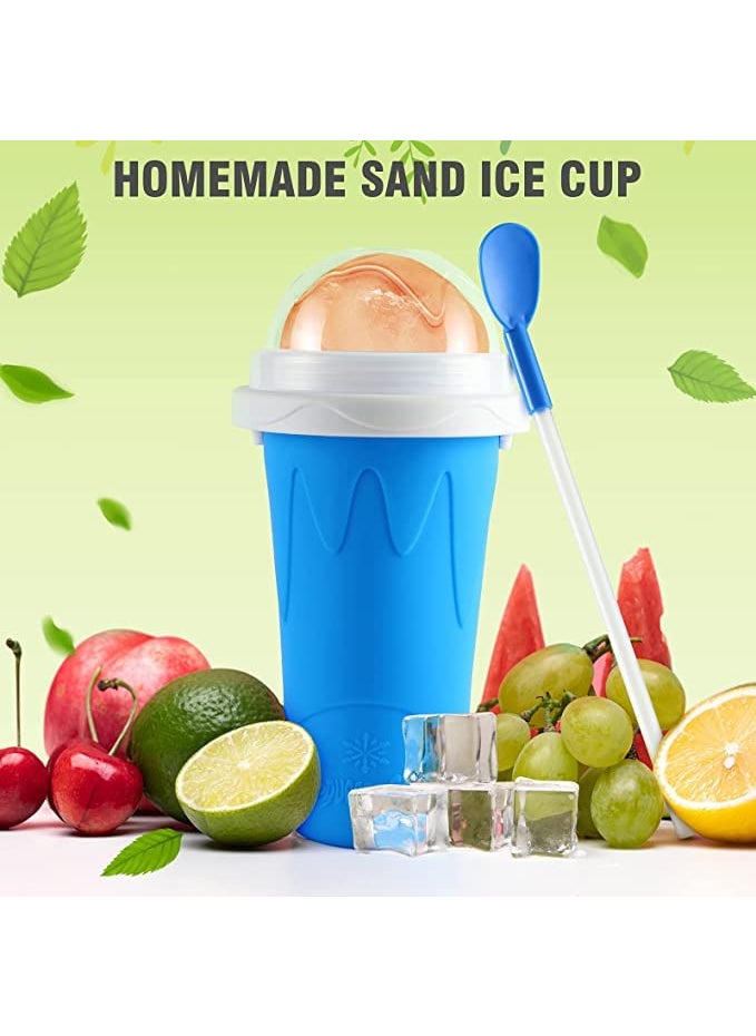KITCHEN HOUSE Kitchen House Slush Cup Slush Maker Ice Cream Maker Ice Gola Slushie Ice Crusher Blue  - Image 2