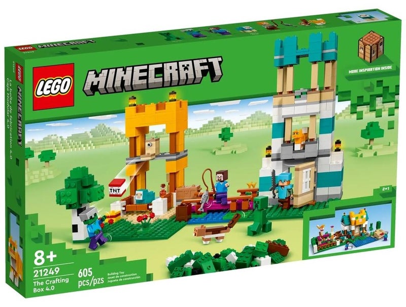 LEGO - Minecraft The Crafting Box 4.0 605 Pieces - 21249 - Image 1
