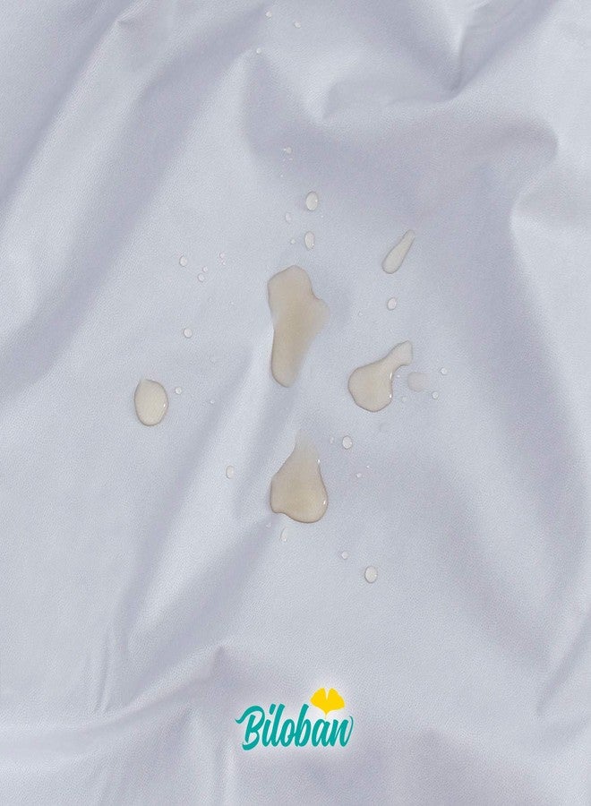 Biloban Reusable Diaper Pail Liner Bags 2 Pack for Ubbi Diaper Pail, Waterproof Larger Capacity & Washable Wet Bag for Dirty Diapers, Cloth Diaper, Laundry and Kitchen Garbage, Grey & White - Image 3