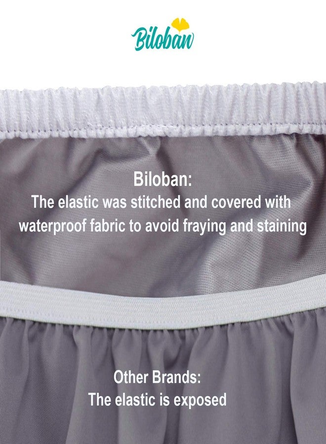 Biloban Reusable Diaper Pail Liner Bags 2 Pack for Ubbi Diaper Pail, Waterproof Larger Capacity & Washable Wet Bag for Dirty Diapers, Cloth Diaper, Laundry and Kitchen Garbage, Grey & White - Image 5