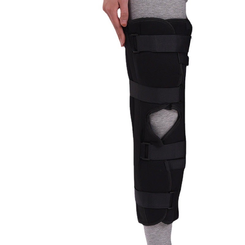 احصنة تثبيت مفصل الركبة / ساند الركبة / ساند الأطراف السفلية / ساند ثابت / غلاف ساند بالجملة للرعاية الصحية (أسود للبالغين، مقاس M) - Image 5