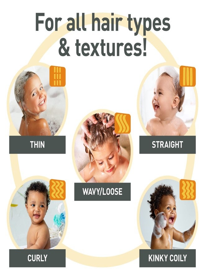 FuzzyDuck Kids Tear Free Shampoo & Body Wash - Natural Hair Products for Kids Made with Aloe, Sea Botanicals & Honey, Boost Moisture & Manageability for All Hair Types (Citrus Medley, 8oz) - Image 5