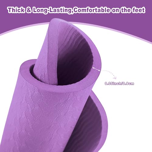 PEUTIER Sewing Machine Pedal Mat, 13.4x6.7 Inch Non-Slip Sewing Machine Mat Sewing Machine Foot Pad Sewing Accessories Keep Pedal in Place, Easy to Clean (Purple) - Image 4