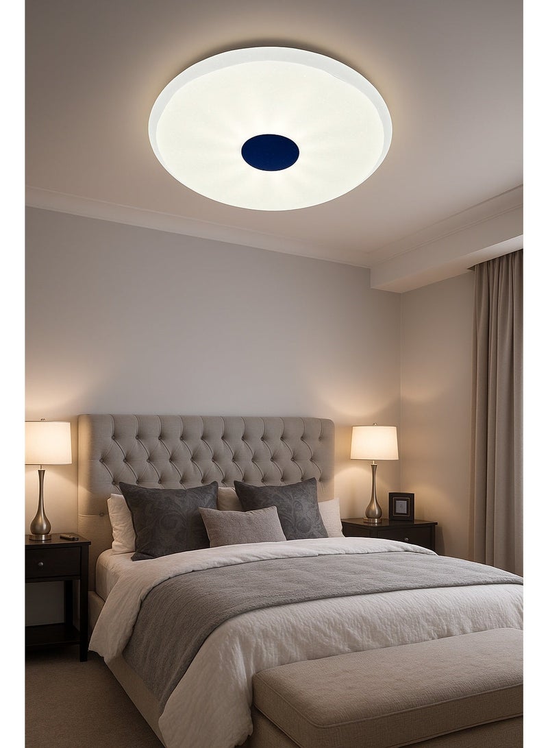 AL THURAYAT Modern and elegant LED 40 cm ceiling lamp with 3 lighting colors. LED ceiling lamp suitable for bedroom and living room. - Image 3