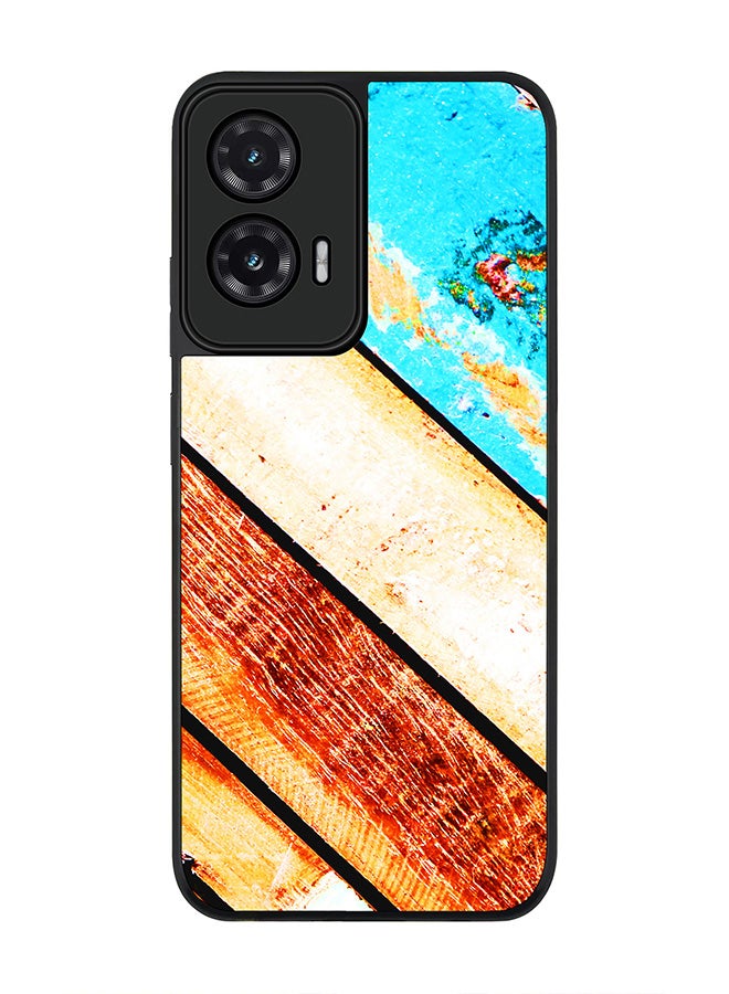 Stylizedd For Motorola Moto G35 Case,Slim fit Camera Protection, Shockproof Thin Phone cover  - Wooden Pier