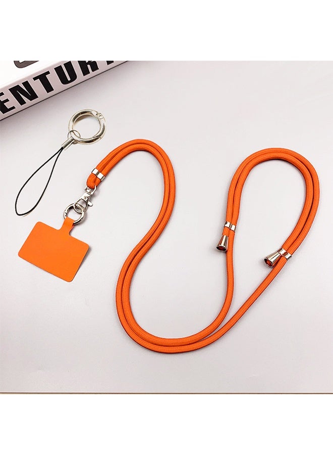 Universal Phone Lanyard with Adjustable Nylon Crossbody Strap for Most Smartphones