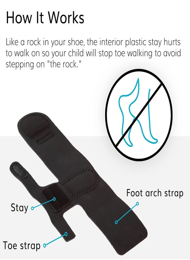 BraceAbility Toe Walking Braces for Kids - Patented Pediatric Foot Supports To Prevent Tip Toe Walking, Cerebral Palsy Equipment, Autism, ADHD, Aspergers, Youth Neurological Disorders (M - Pair) - Image 4