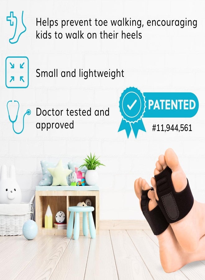 BraceAbility Toe Walking Braces for Kids - Patented Pediatric Foot Supports To Prevent Tip Toe Walking, Cerebral Palsy Equipment, Autism, ADHD, Aspergers, Youth Neurological Disorders (M - Pair) - Image 3